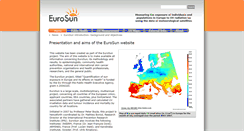 Desktop Screenshot of eurosun-project.org