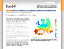 Tablet Screenshot of eurosun-project.org